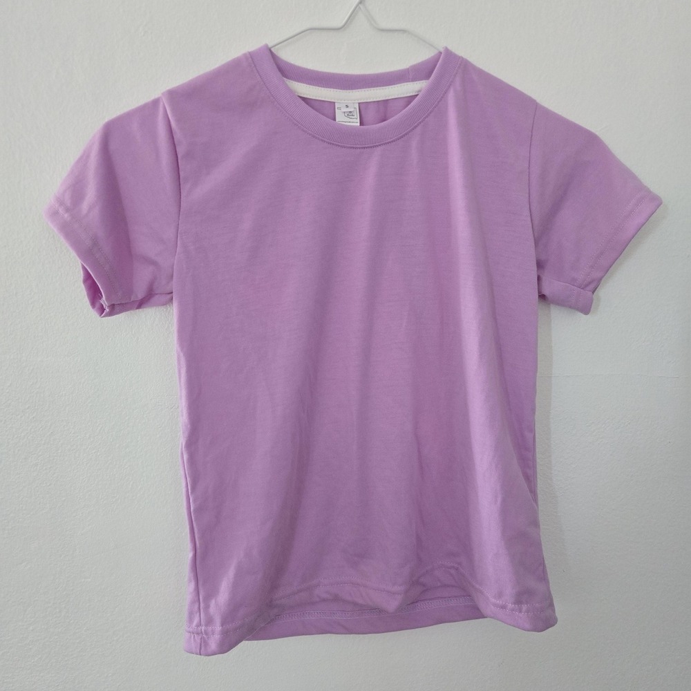Kids unisex‎ sublimation blank t-shirt size 5